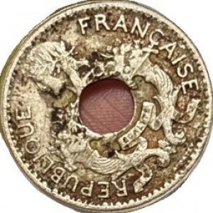 5 centiemes French Indochina